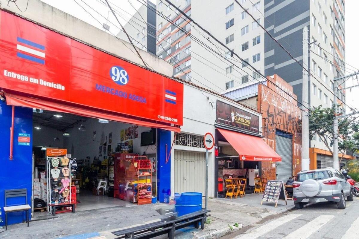 Refinado Studio No Bras Com Piscina/Metro Bras São Paulo Eksteriør bilde